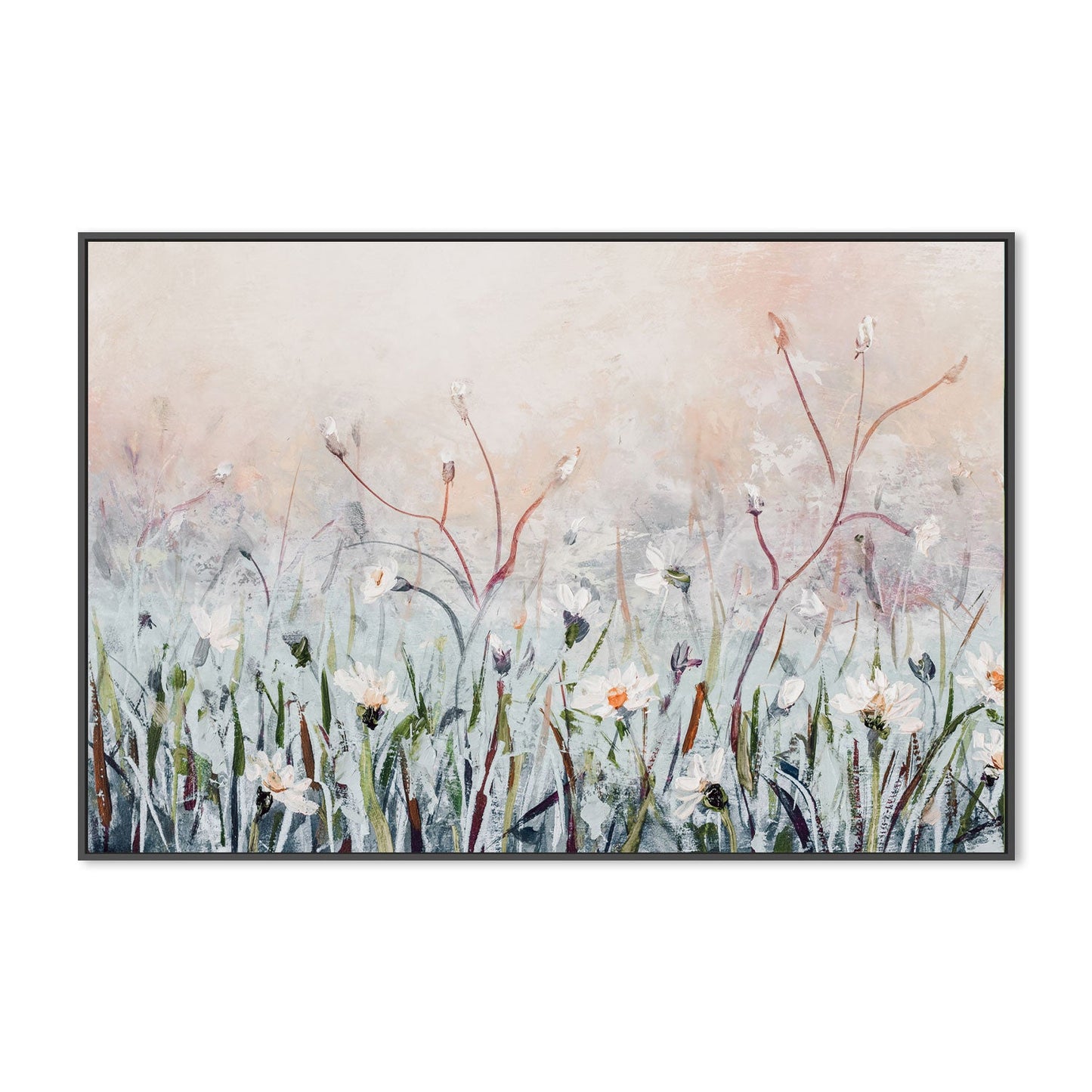 A Field of Daisies, Style B, Hand-Painted Canvas