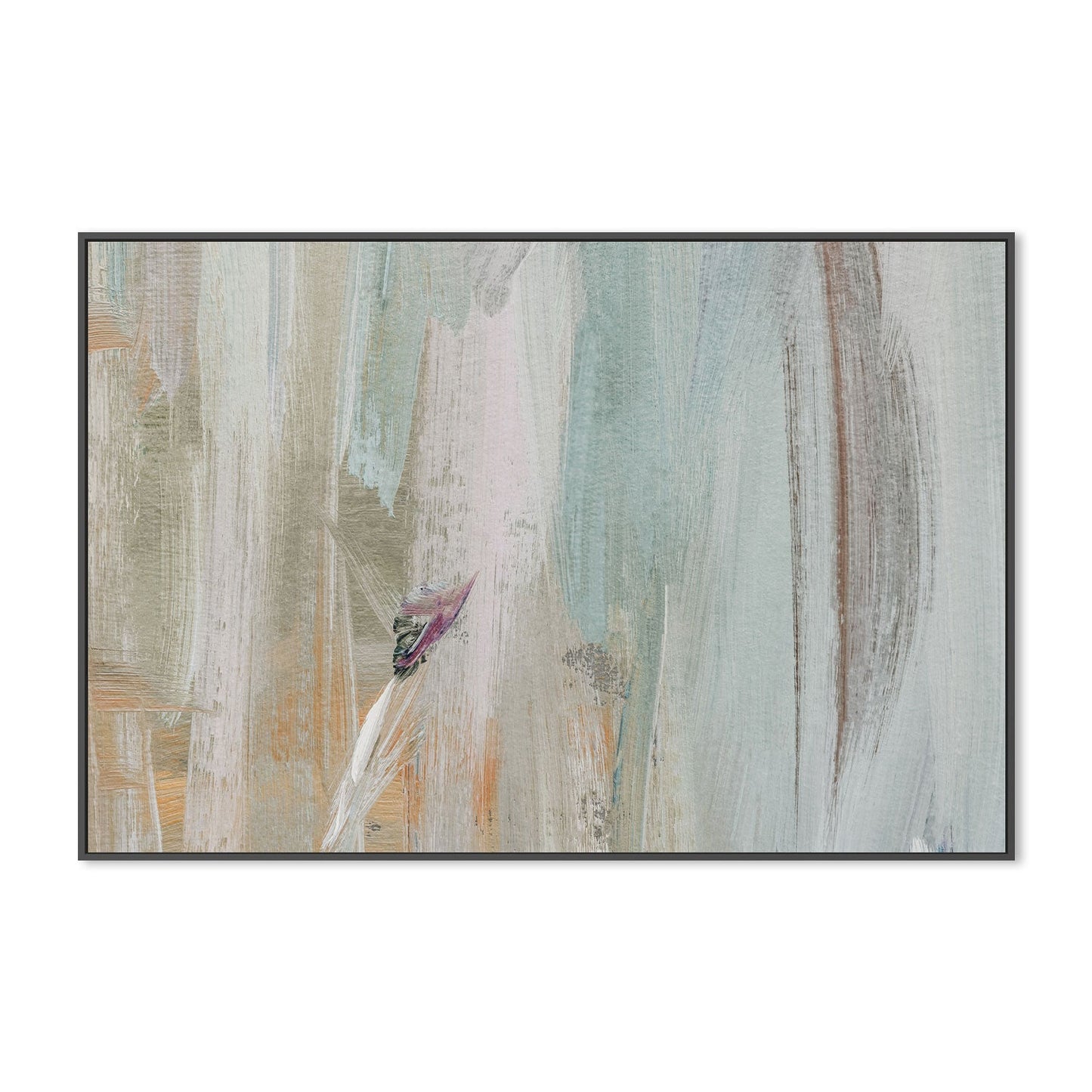 Copper And Sage Abstract, Style A , Hand-painted Canvas