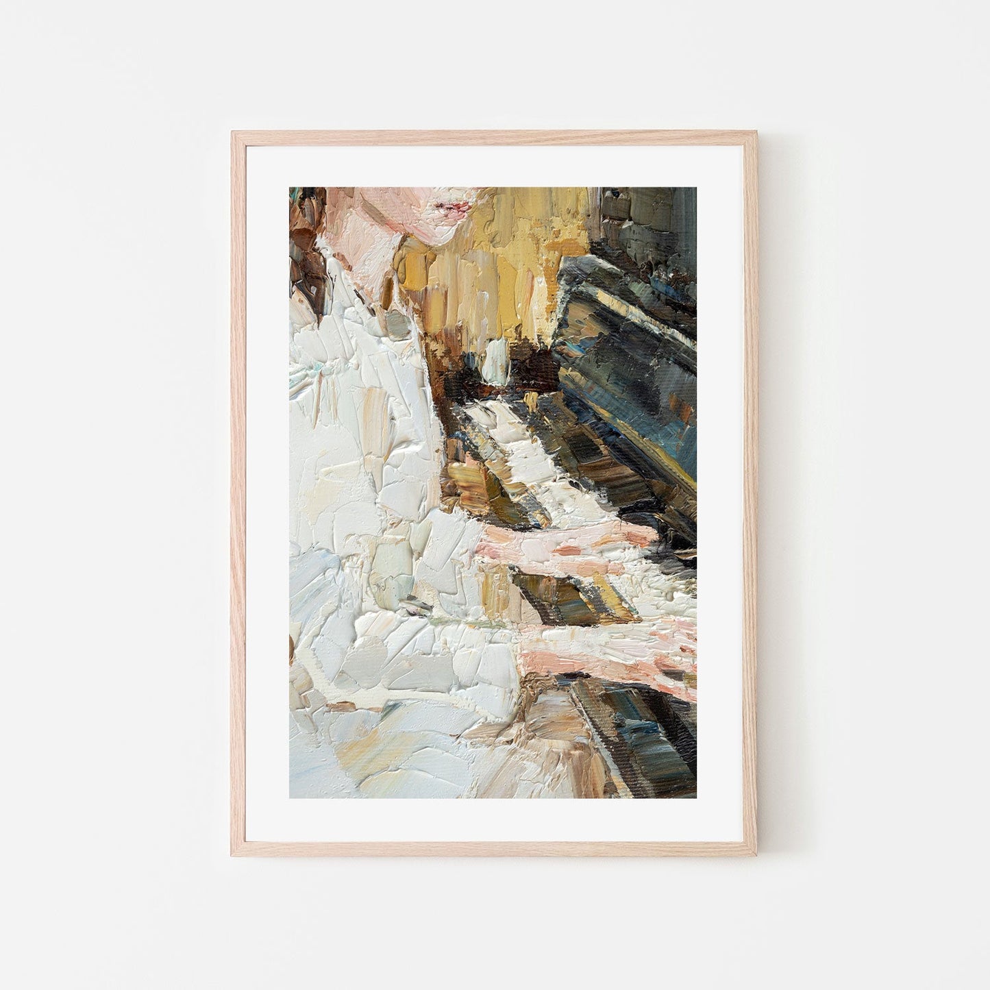 Pianoforte , Hand-Painted Canvas