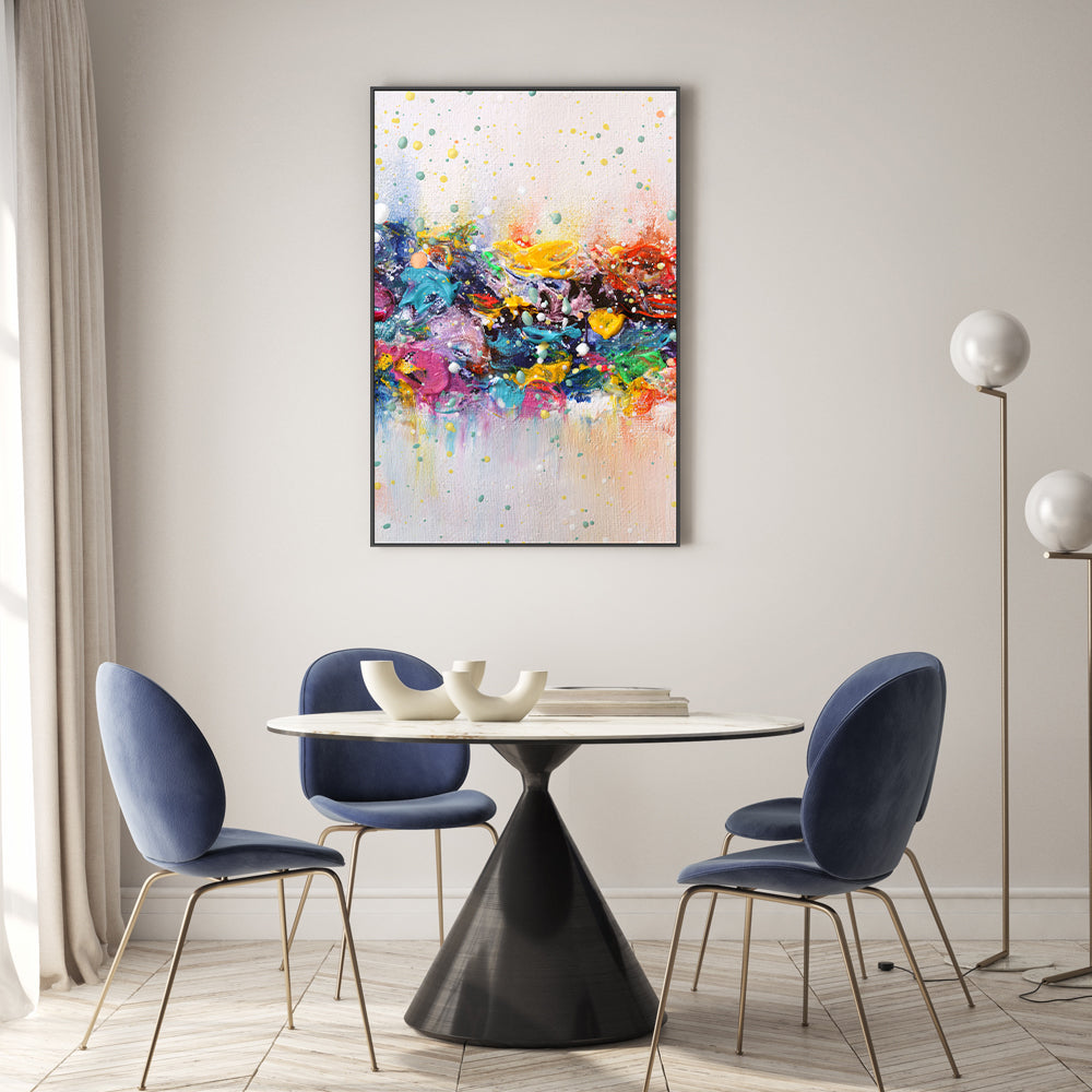 Colour Riot , Hand-Painted Canvas