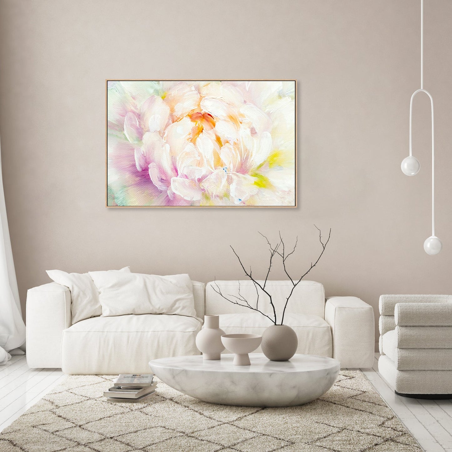 Pastel Thoughts, Style A, Hand-Painted Canvas