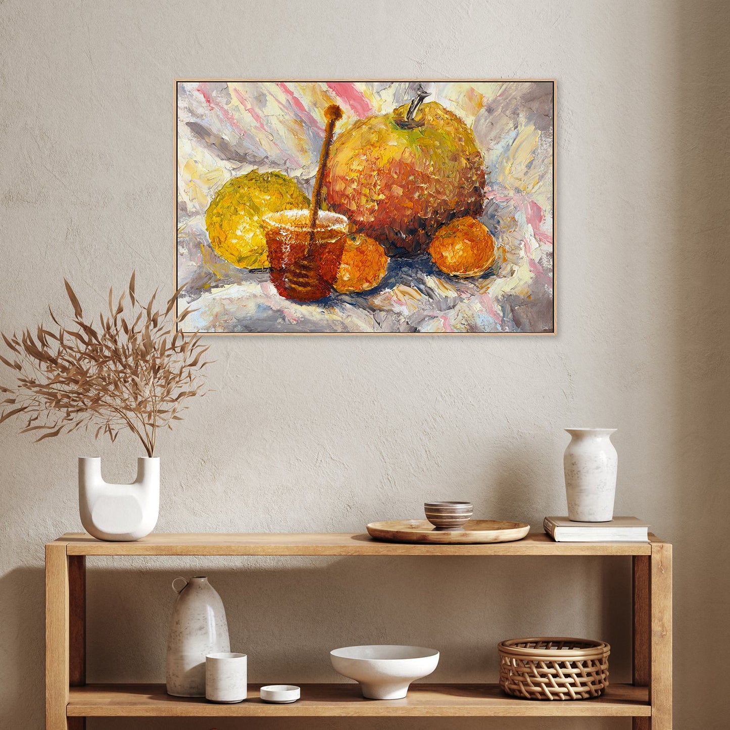 Citrus Selection, Style B, Hand-Painted Canvas