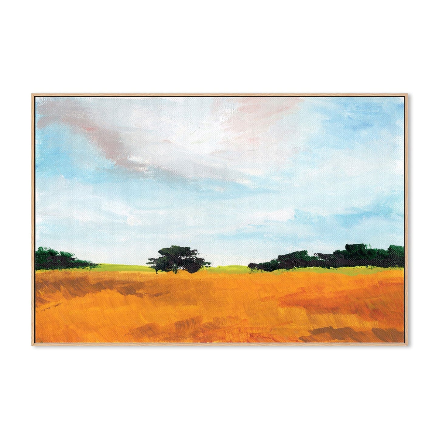 Golden Harvest, Hand-Painted Canvas