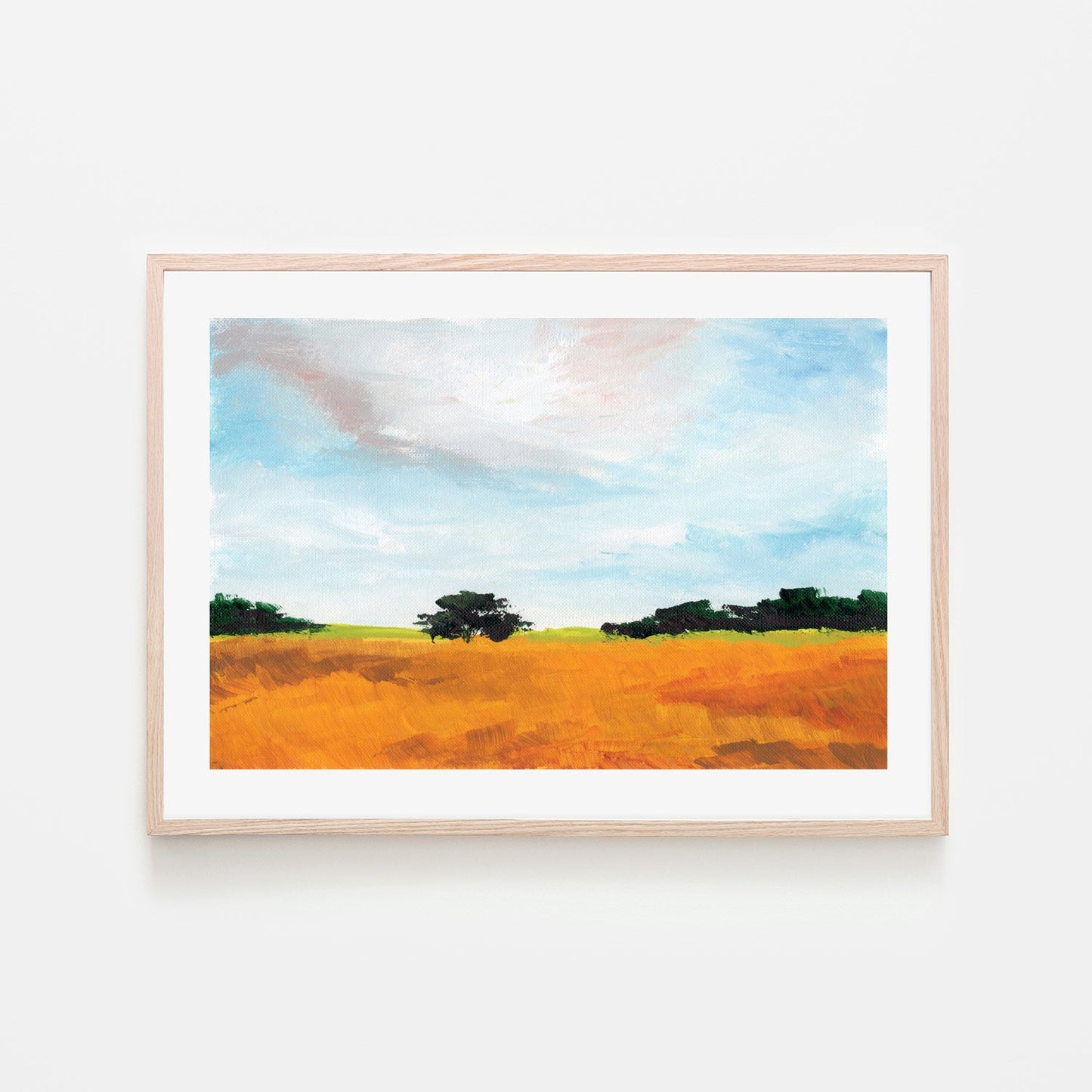 Golden Harvest, Hand-Painted Canvas