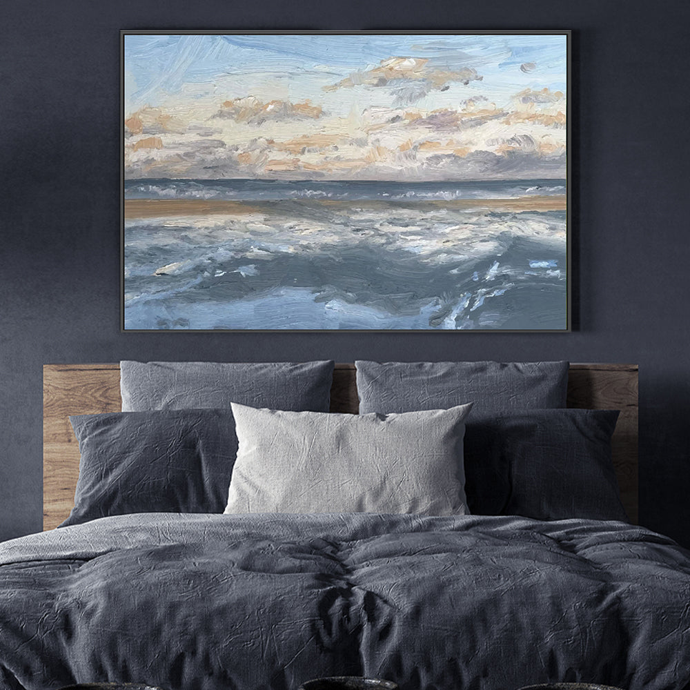 wall-art-print-canvas-poster-framed-Abstract Ocean and Cloud-by-Gioia Wall Art-Gioia Wall Art