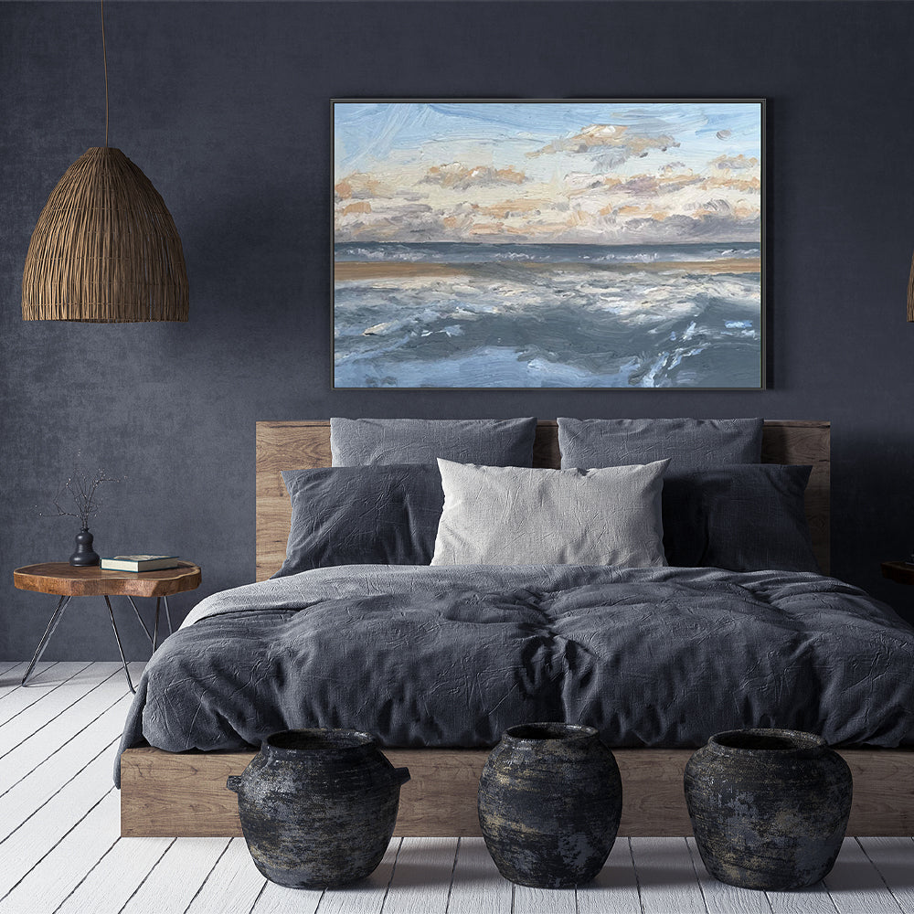 wall-art-print-canvas-poster-framed-Abstract Ocean and Cloud-by-Gioia Wall Art-Gioia Wall Art