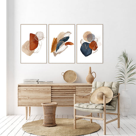 Abstract Shapes, Set Of 3