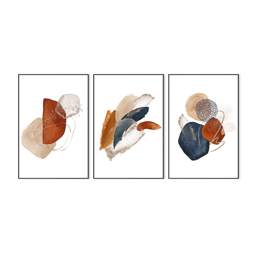 Abstract Shapes, Set Of 3