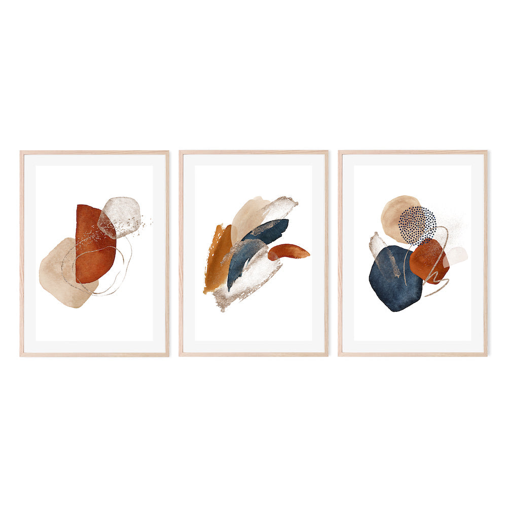 Abstract Shapes, Set Of 3