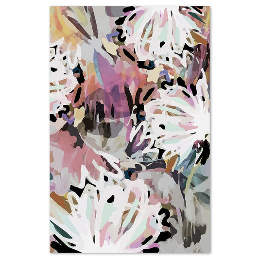 wall-art-print-canvas-poster-framed-Abstract White Florals, Style B-by-Gioia Wall Art-Gioia Wall Art