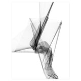 wall-art-print-canvas-poster-framed-Aerial Silk, Black And White Art, Style B-by-Gioia Wall Art-Gioia Wall Art