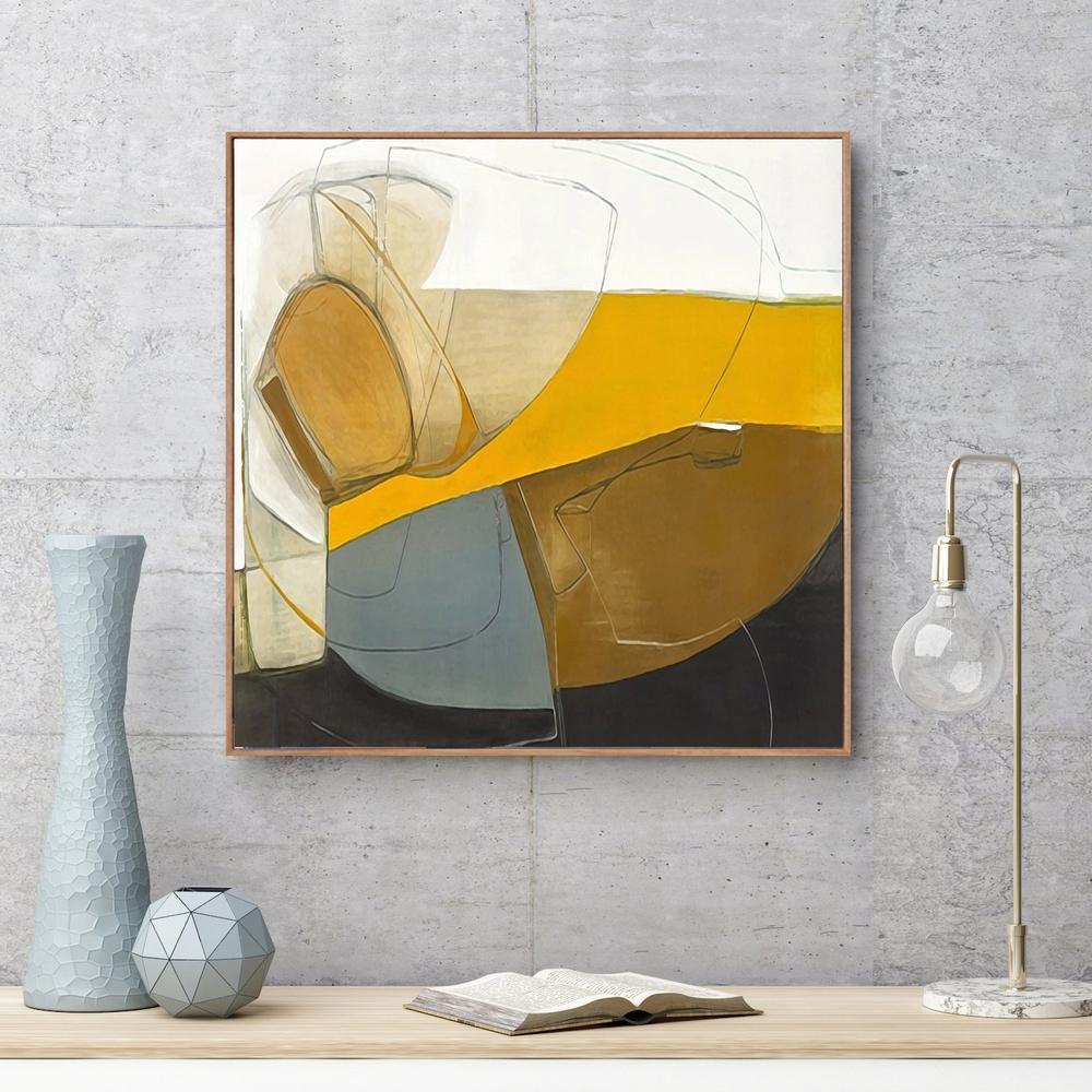 wall-art-print-canvas-poster-framed-Amber Love, Abstract Art-by-Gioia Wall Art-Gioia Wall Art