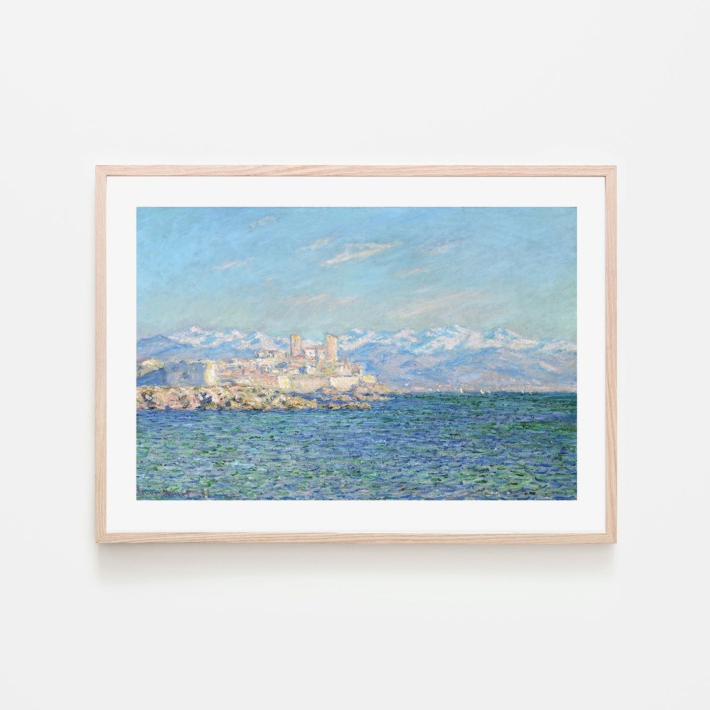 wall-art-print-canvas-poster-framed-Antibes, Afternoon Effect, 1888 , By Monet-by-Gioia Wall Art-Gioia Wall Art