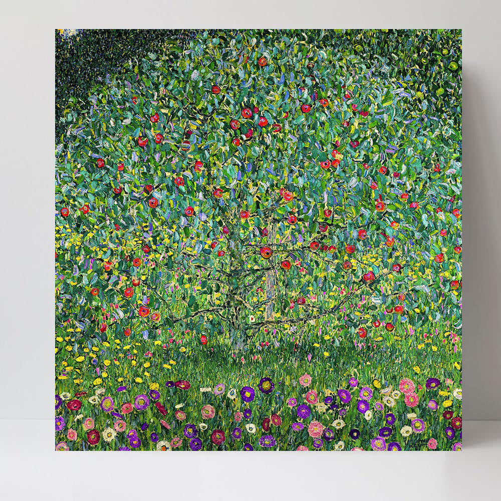 wall-art-print-canvas-poster-framed-Apple Tree, By Gustav Klimt-by-Gioia Wall Art-Gioia Wall Art