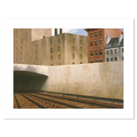wall-art-print-canvas-poster-framed-Approaching A City, By Edward Hopper-by-Gioia Wall Art-Gioia Wall Art