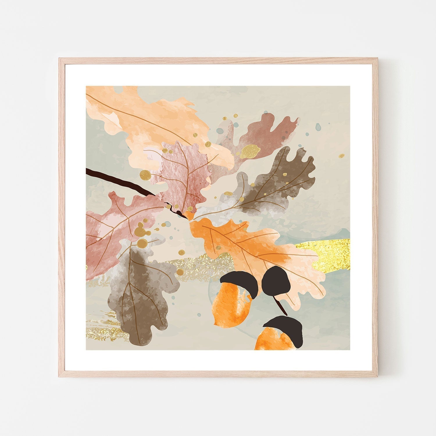 wall-art-print-canvas-poster-framed-Autumn Tree, Style A-GIOIA-WALL-ART