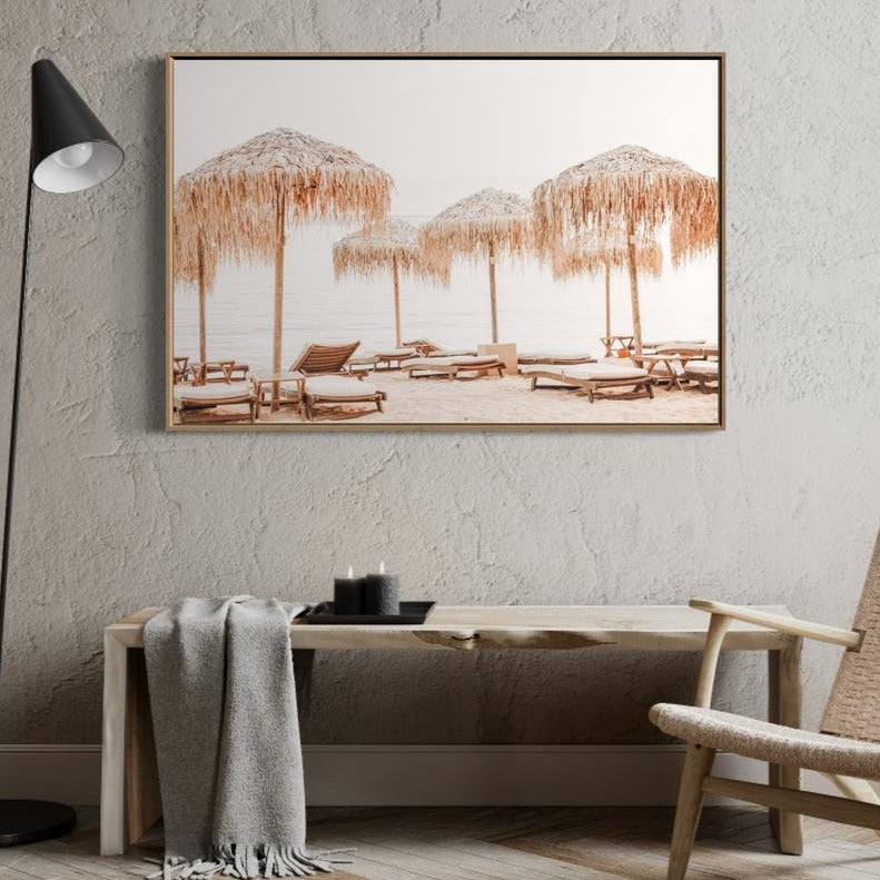 Bamboo Umbrellas-Gioia-Prints-Framed-Canvas-Poster-GIOIA-WALL-ART