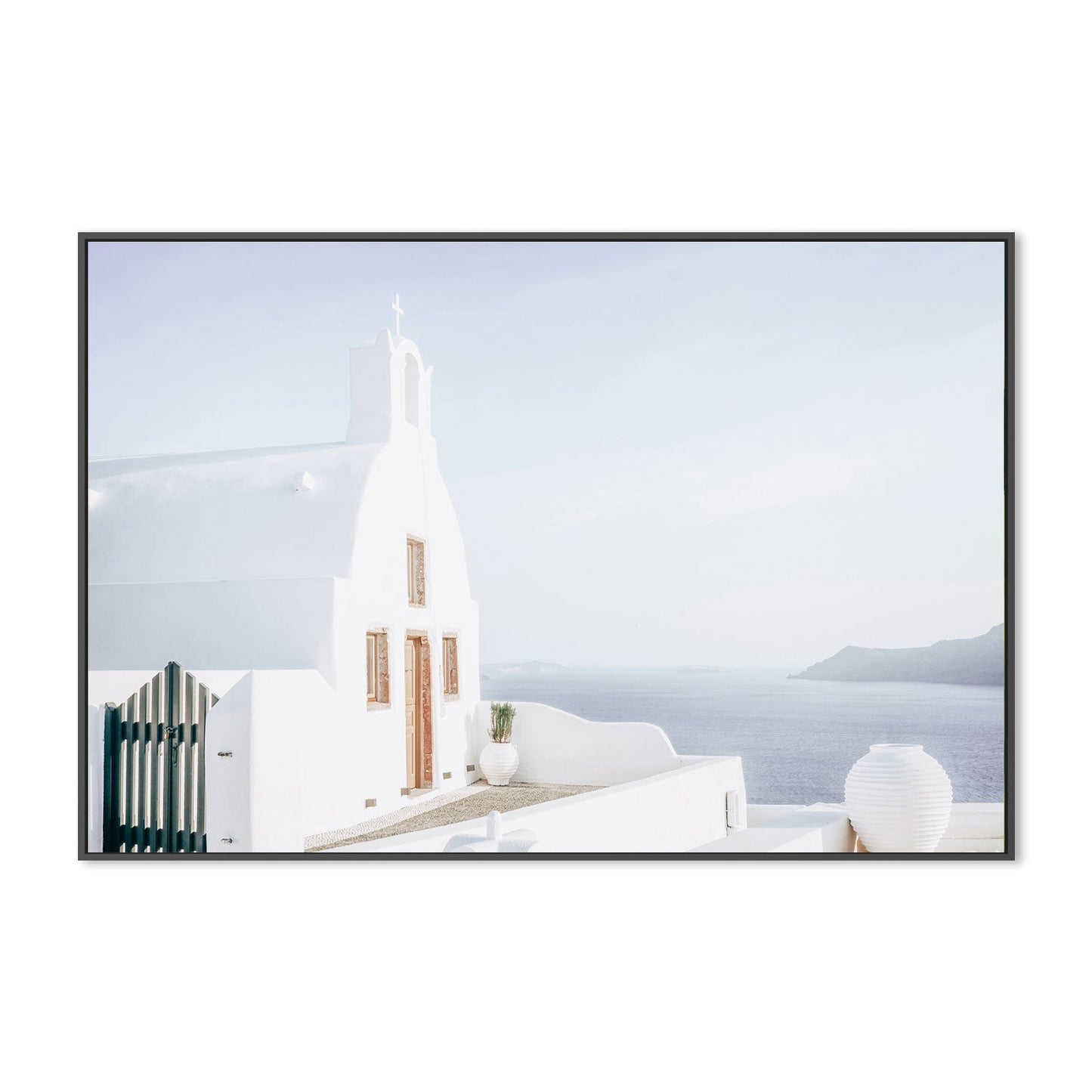 wall-art-print-canvas-poster-framed-Beautiful Santorini house-by-Gioia Wall Art-Gioia Wall Art