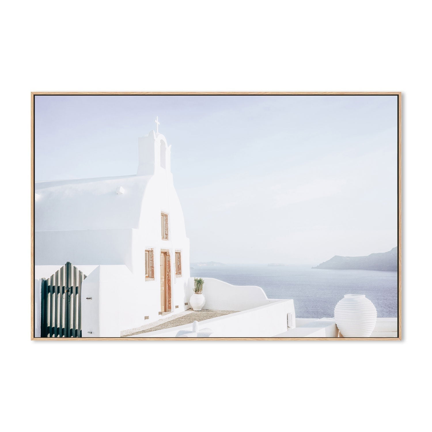 wall-art-print-canvas-poster-framed-Beautiful Santorini house-by-Gioia Wall Art-Gioia Wall Art