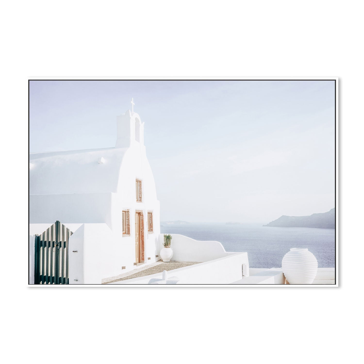 wall-art-print-canvas-poster-framed-Beautiful Santorini house-by-Gioia Wall Art-Gioia Wall Art