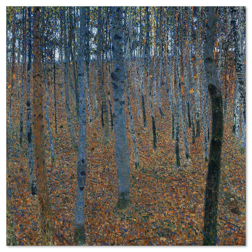 wall-art-print-canvas-poster-framed-Beech Grove I, By Gustav Klimt-by-Gioia Wall Art-Gioia Wall Art