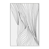 wall-art-print-canvas-poster-framed-Black Lines, Style A-GIOIA-WALL-ART