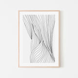 wall-art-print-canvas-poster-framed-Black Lines, Style A-GIOIA-WALL-ART