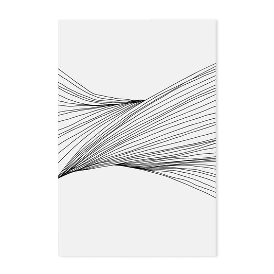 wall-art-print-canvas-poster-framed-Black Lines, Style C-GIOIA-WALL-ART