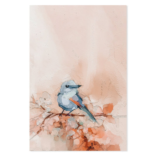 wall-art-print-canvas-poster-framed-Blue Bird-by-Gioia Wall Art-Gioia Wall Art