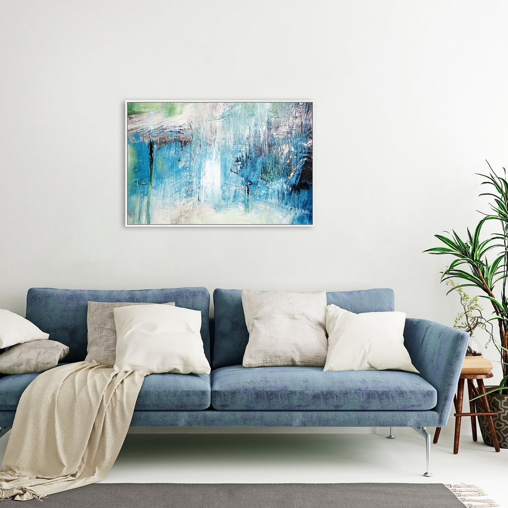 wall-art-print-canvas-poster-framed-Blue Lagoon Abstract-by-Gioia Wall Art-Gioia Wall Art