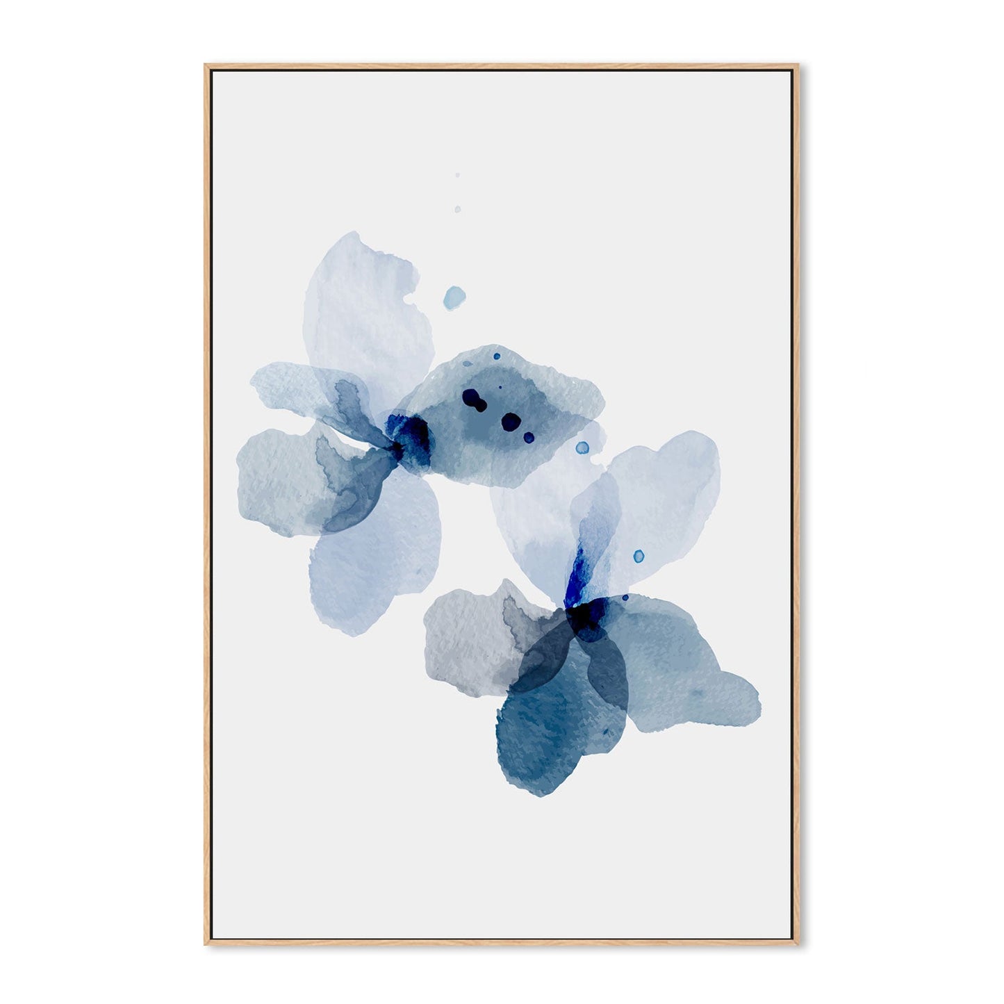 wall-art-print-canvas-poster-framed-Blue Poppy, Style B-GIOIA-WALL-ART