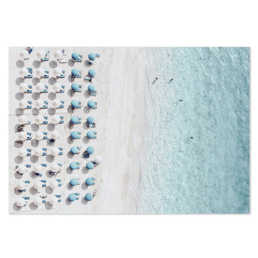 Buy Blue Sea And Sandy Beach Wall Art Online, Framed Canvas Or Poster