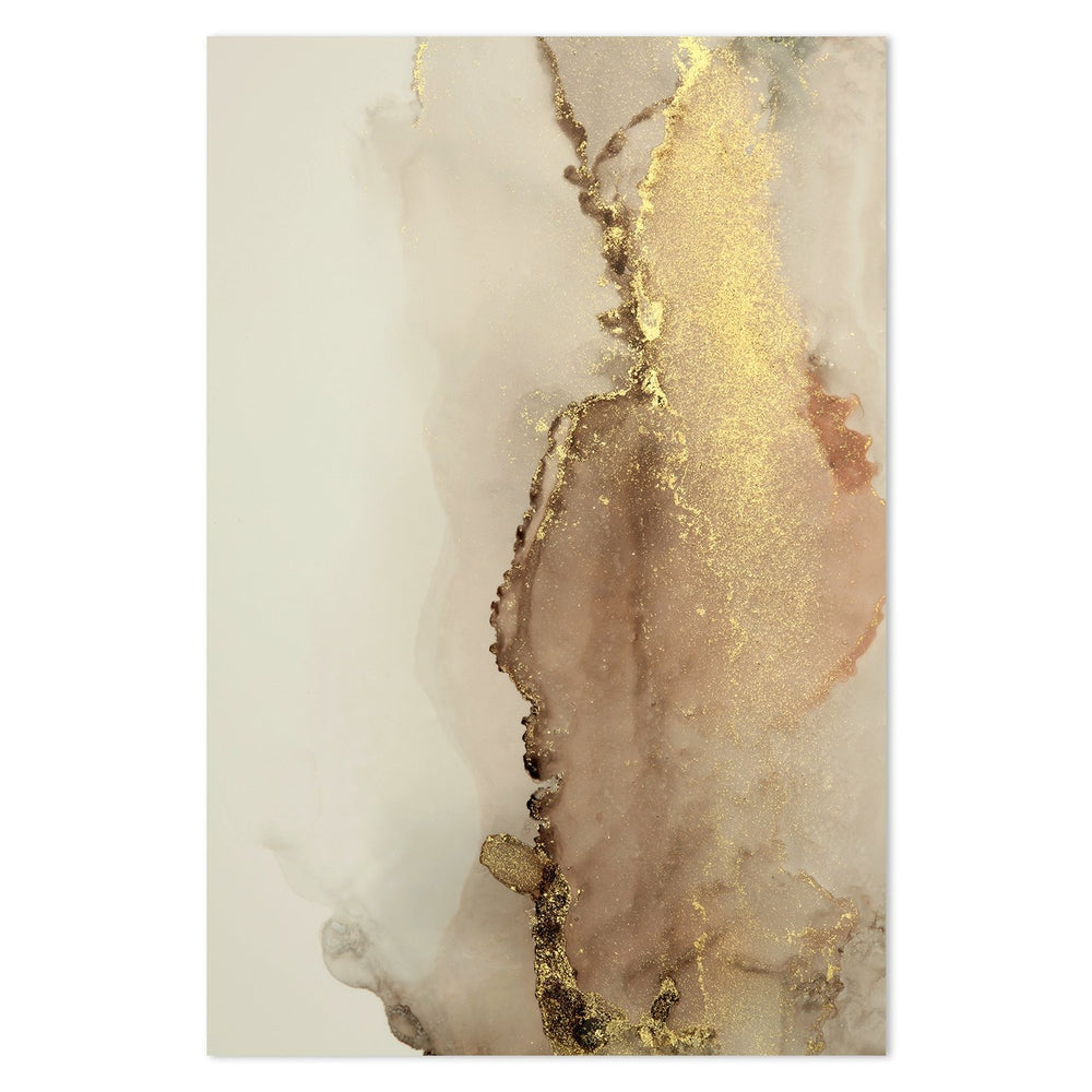 wall-art-print-canvas-poster-framed-Blush And Gold Abstract, Style C-by-Gioia Wall Art-Gioia Wall Art