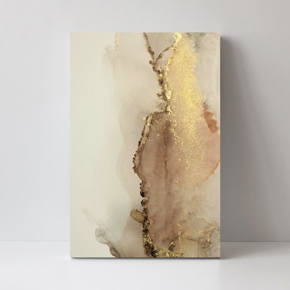 wall-art-print-canvas-poster-framed-Blush And Gold Abstract, Style C-by-Gioia Wall Art-Gioia Wall Art