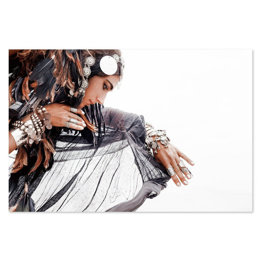 wall-art-print-canvas-poster-framed-Boho Dancer, Style A-by-Gioia Wall Art-Gioia Wall Art