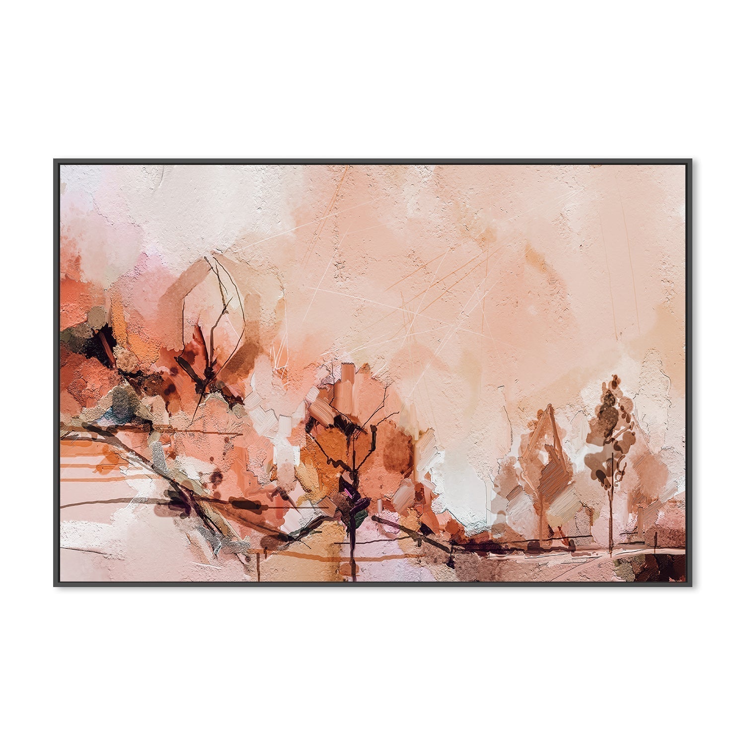 wall-art-print-canvas-poster-framed-Burning Forest-by-Gioia Wall Art-Gioia Wall Art