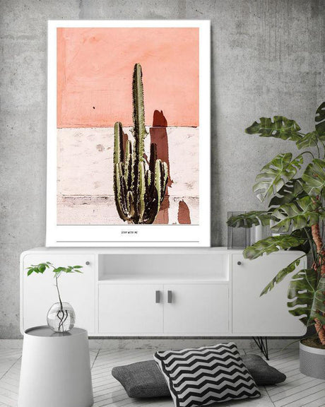 wall-art-print-canvas-poster-framed-Cactus-by-Gioia Wall Art-Gioia Wall Art
