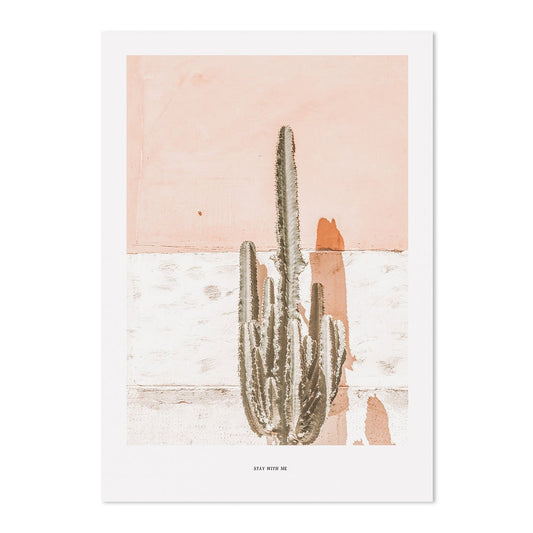 wall-art-print-canvas-poster-framed-Cactus, Soft Tone-by-Gioia Wall Art-Gioia Wall Art