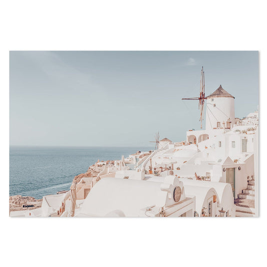 wall-art-print-canvas-poster-framed-Calm Day In Santorini-by-Gioia Wall Art-Gioia Wall Art