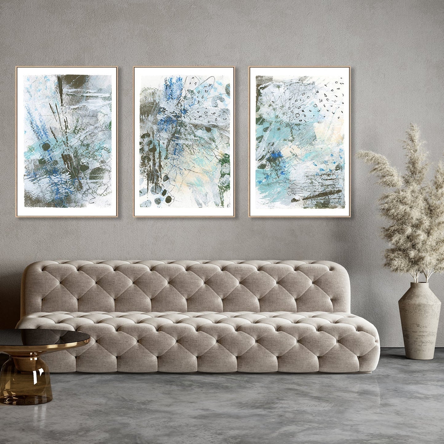 wall-art-print-canvas-poster-framed-Chilly Fresh Morning, Set Of 3-by-Gioia Wall Art-Gioia Wall Art