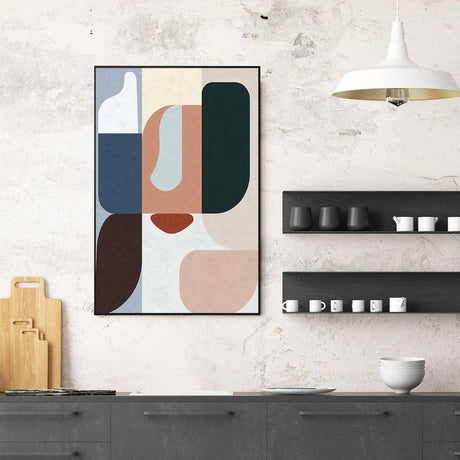 wall-art-print-canvas-poster-framed-Colour Blocks, Abstract, Style A-by-Gioia Wall Art-Gioia Wall Art