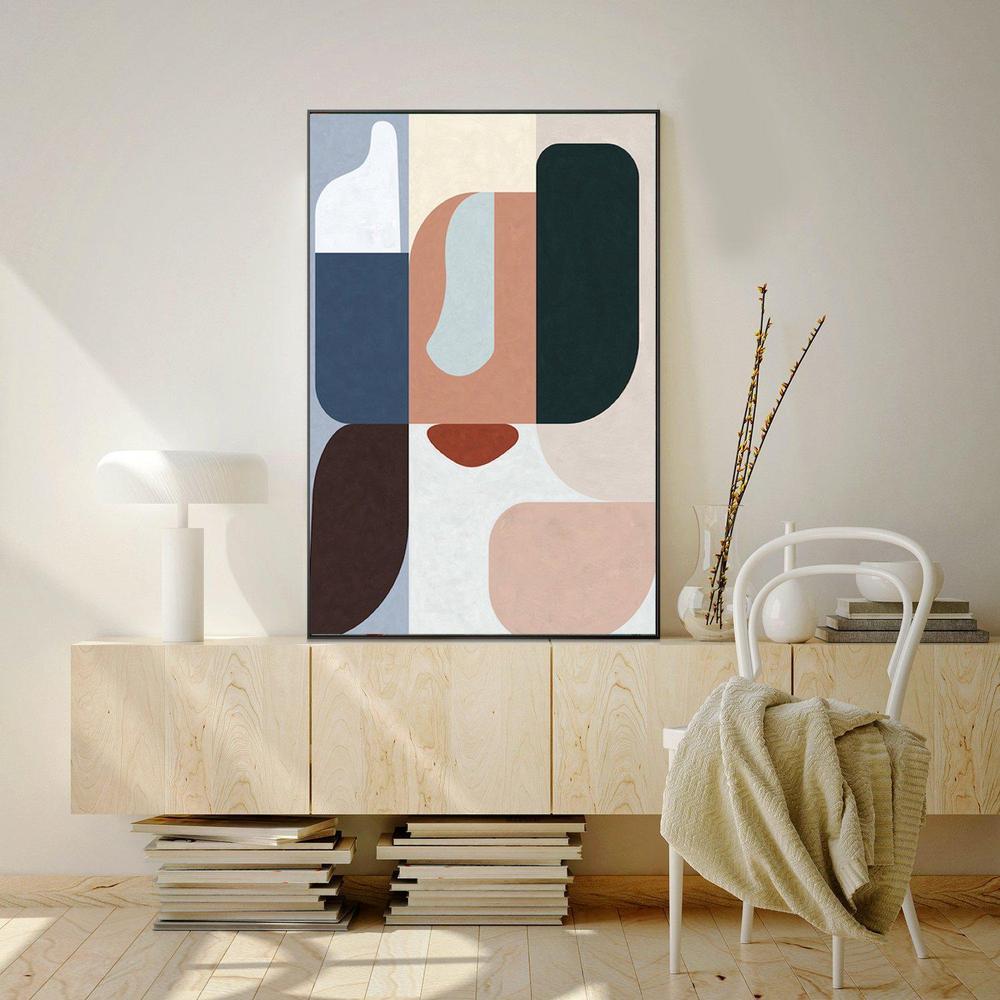 wall-art-print-canvas-poster-framed-Colour Blocks, Abstract, Style A-by-Gioia Wall Art-Gioia Wall Art