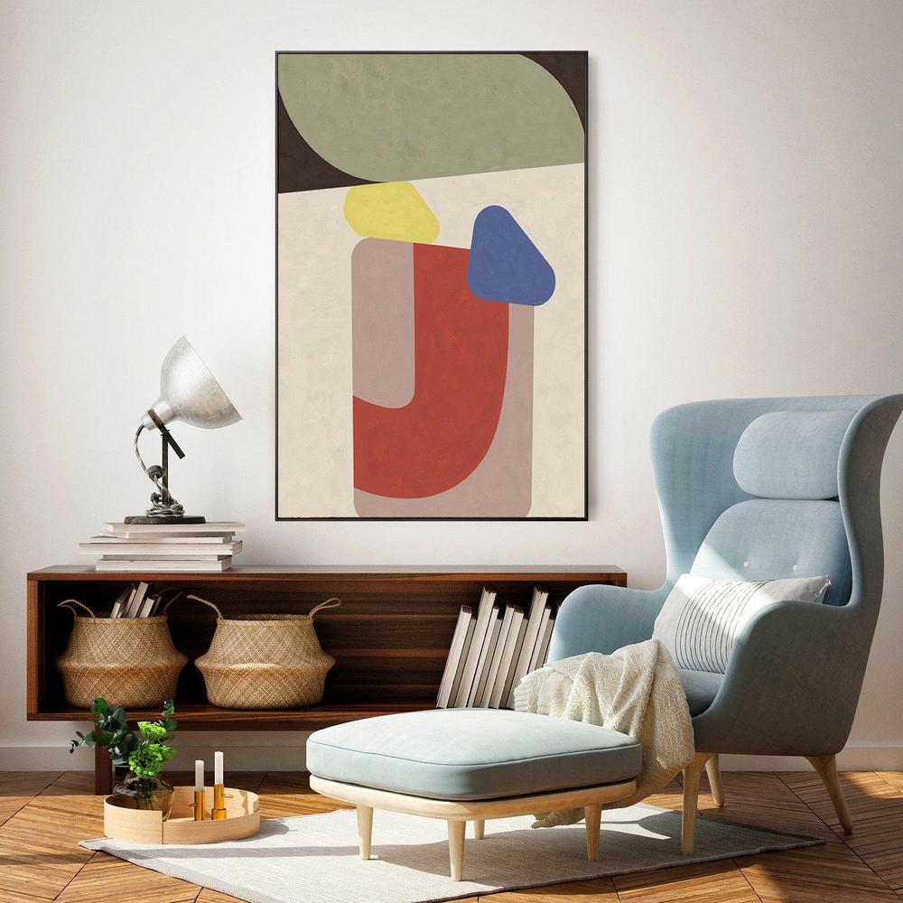 wall-art-print-canvas-poster-framed-Colour Blocks, Abstract, Style B-by-Gioia Wall Art-Gioia Wall Art