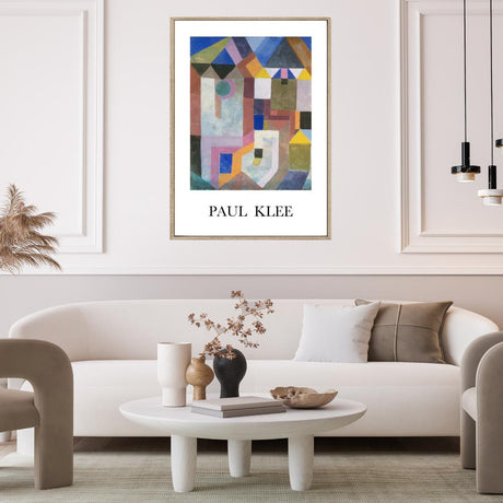 wall-art-print-canvas-poster-framed-Colourful Architect, 1917, By Paul Klee-by-Gioia Wall Art-Gioia Wall Art
