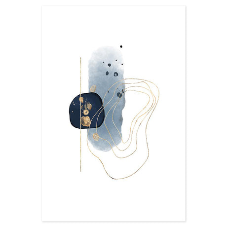 wall-art-print-canvas-poster-framed-Crystal Blue With Gold Touch, Style C-by-Gioia Wall Art-Gioia Wall Art