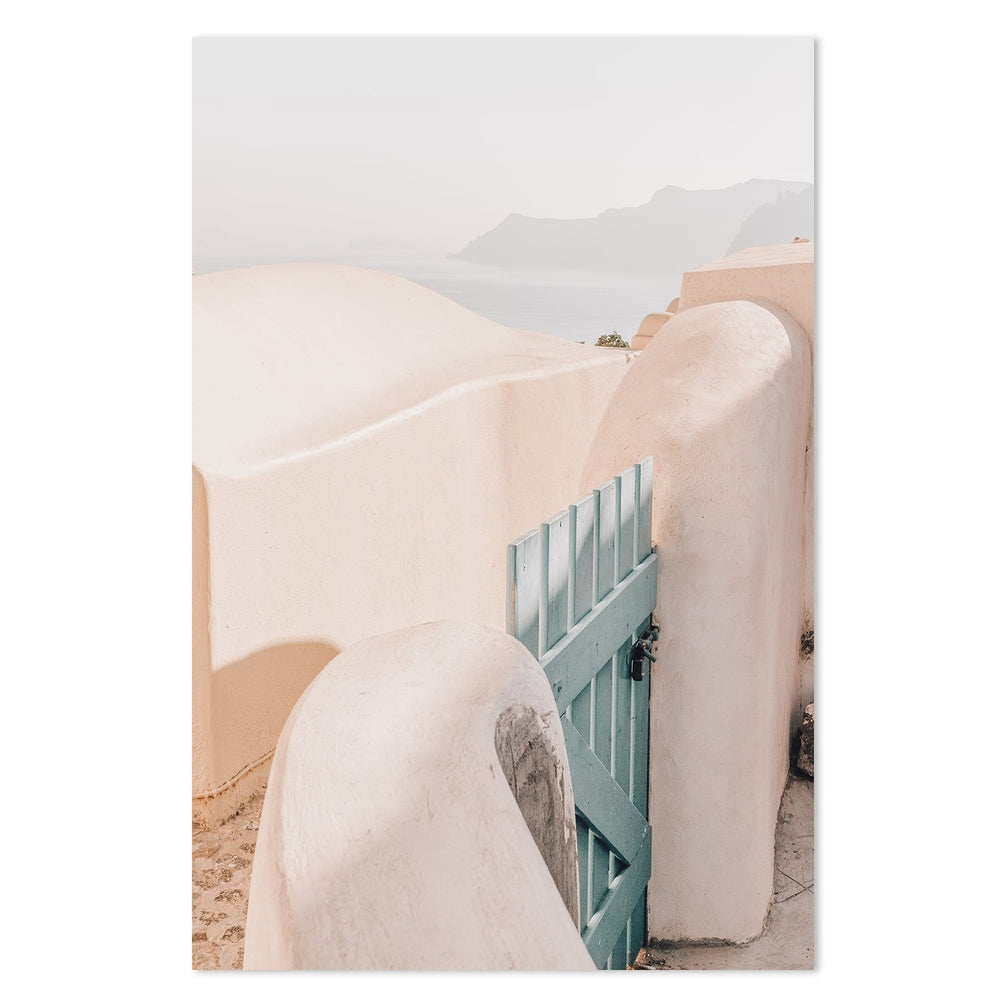 wall-art-print-canvas-poster-framed-Cycladic Houses, Santorini-by-Gioia Wall Art-Gioia Wall Art