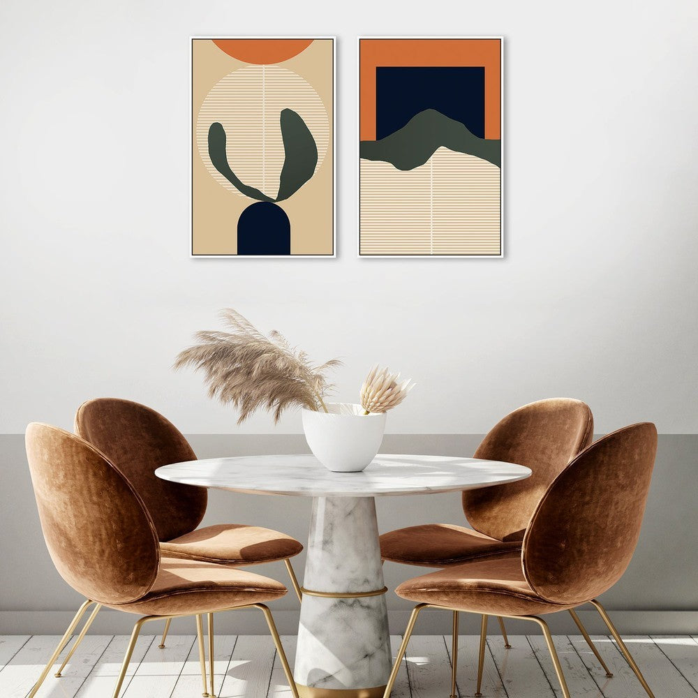 wall-art-print-canvas-poster-framed-Desert Abstract, Style A, Set Of 2-by-Gioia Wall Art-Gioia Wall Art