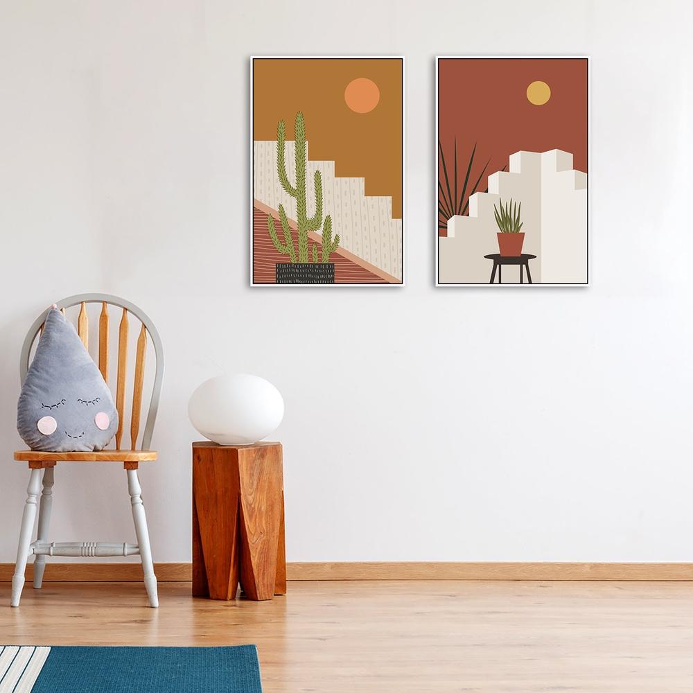 wall-art-print-canvas-poster-framed-Desert Lifestyle, Set Of 2, Style A-by-Gioia Wall Art-Gioia Wall Art