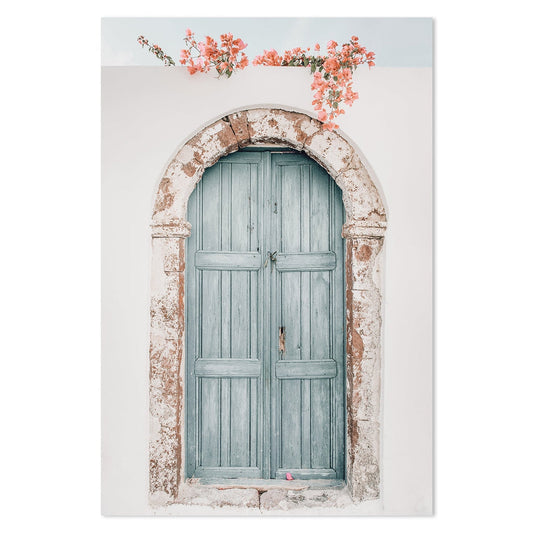 wall-art-print-canvas-poster-framed-Door To Santorini-by-Gioia Wall Art-Gioia Wall Art