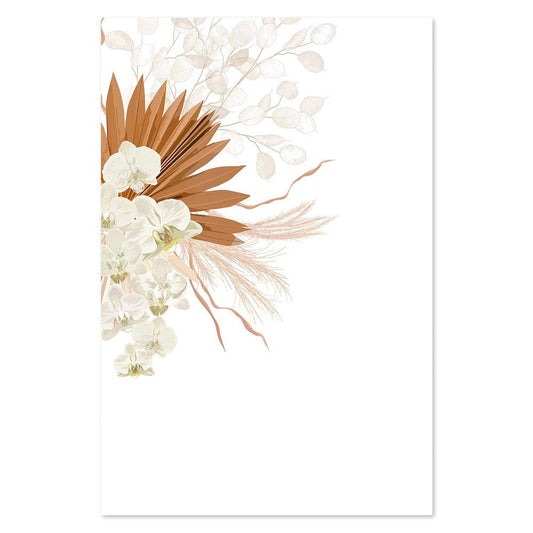 wall-art-print-canvas-poster-framed-Dry Flower Arrangement - Orchidm Pampas And Rusty Leaves, Style A-by-Gioia Wall Art-Gioia Wall Art